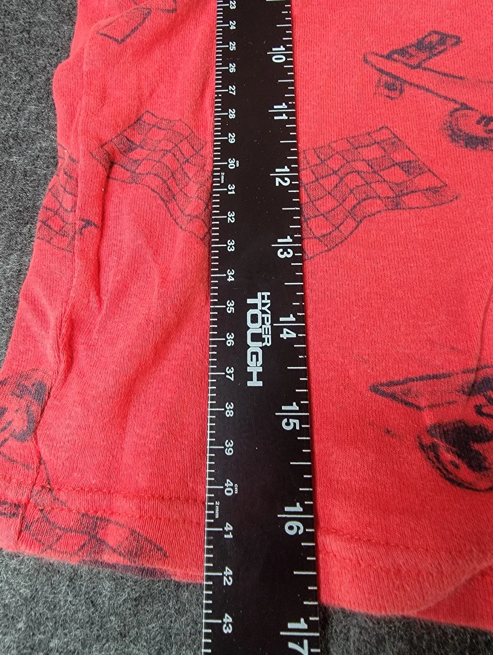 Carter's Little Kid's Red Black Race Car 100% Cotton Pajama Set Size 7 Boy's